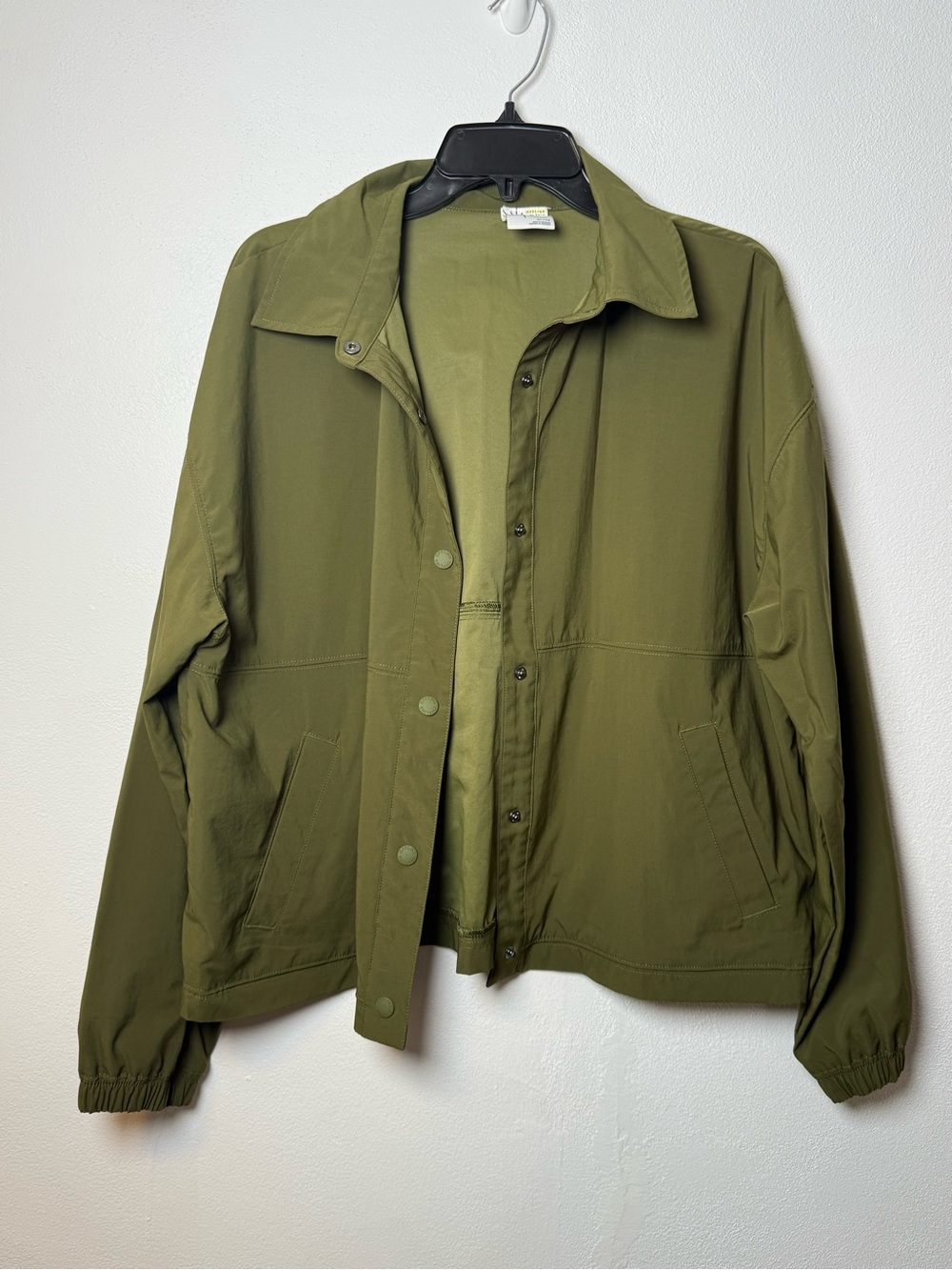 Offline Aerie Olive Green Lightweight Bomber Jacket - Picture 2 of 5